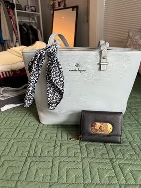 Pale Gray Tote Bag